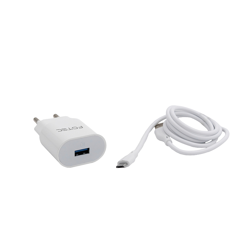 Master Power Mobile EU Plug 20W 1ch USB With Micro Cable