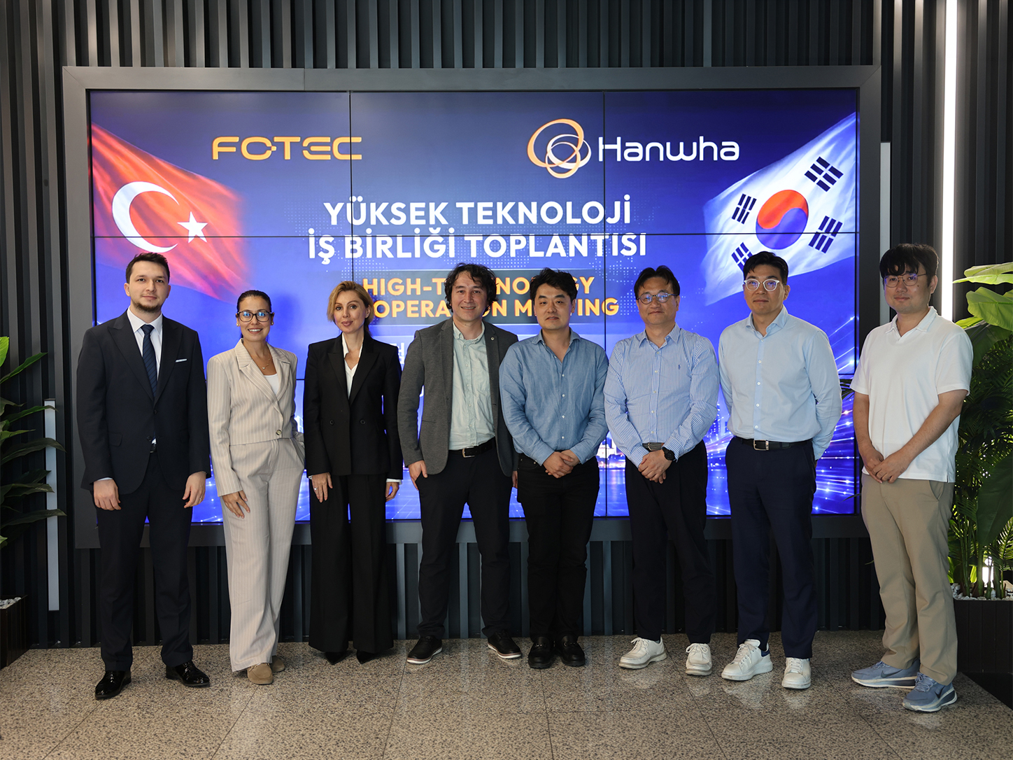 Fotec Hanwha Group ile İş Birliği Görüşmesi